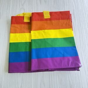 New Ikea Storstomma Rainbow Bag Limited Edition 71L Tote 104.832.10